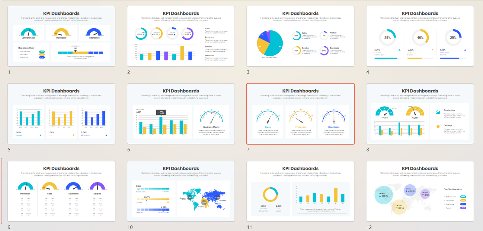 KPI Dashboard Template