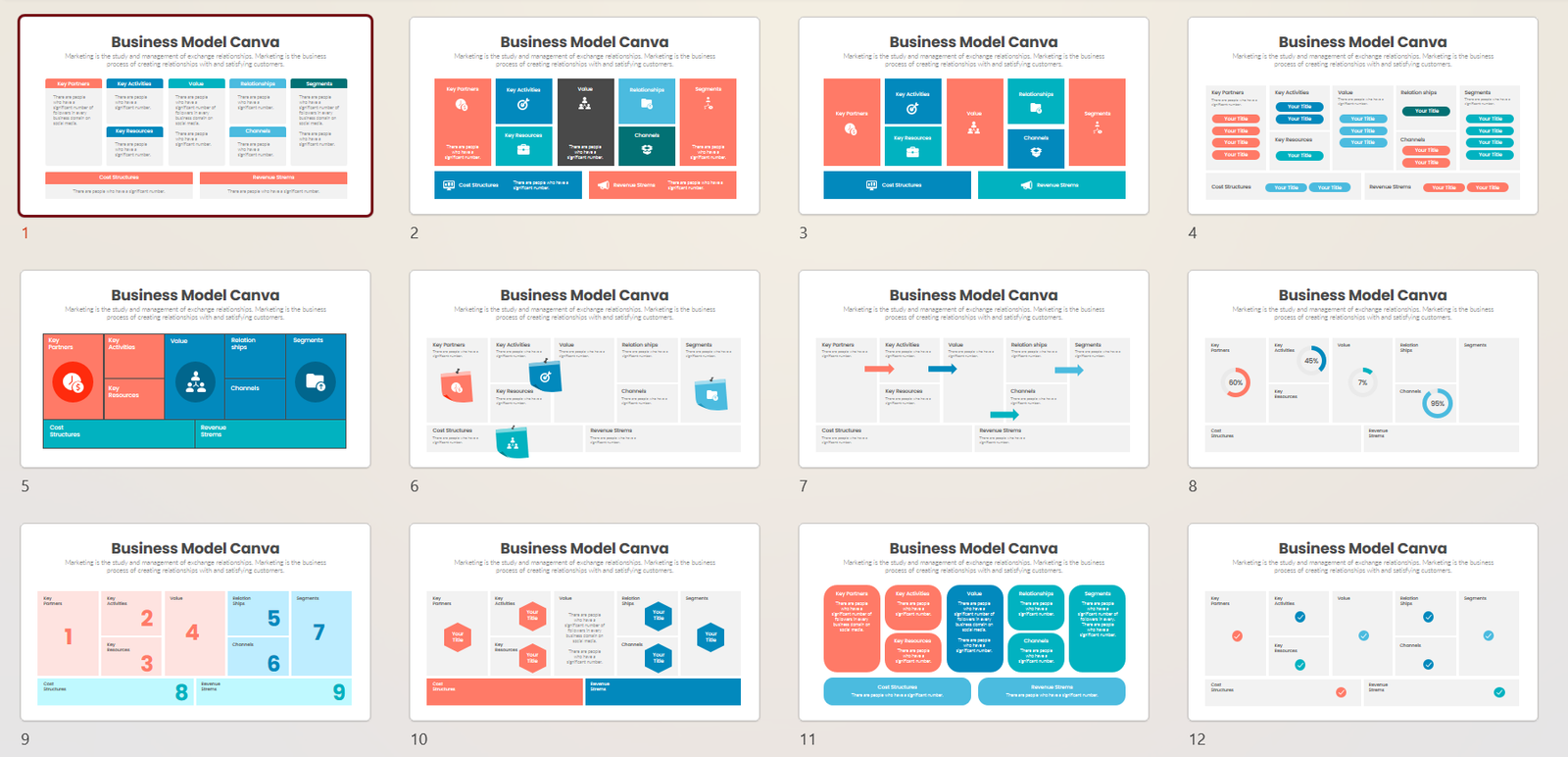 Business Model Canva Template